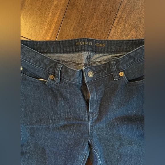 Michael Kors Dark Denim Skinny Jean - Picture 4 of 10